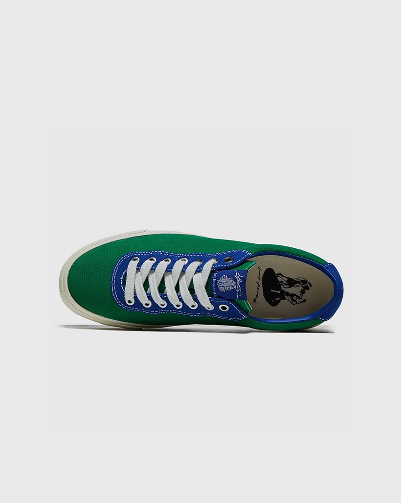 Quick Pack Last Resort AB x Julian Smith VM001 Canvas Shoe - Kelly Green/Klein Blue
