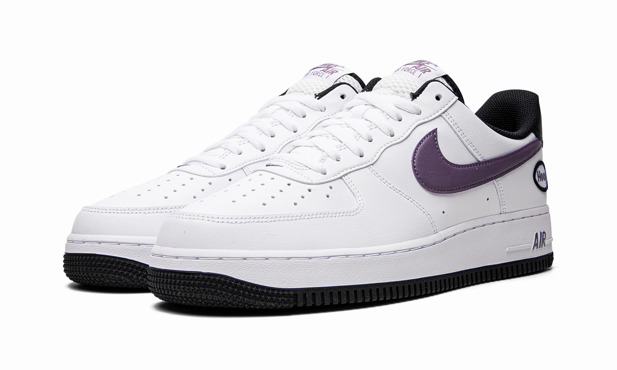 Air Force 1 Low "Hoops White Canyon Purple" Marathon Pace Neutral Colorway