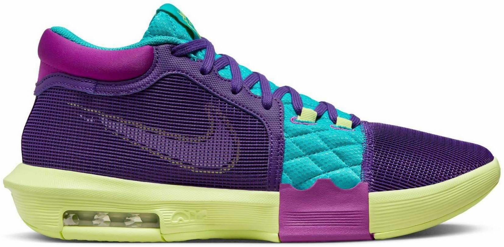 LeBron Witness 8 Men's Basketball Shoes Micro Grip Texture Hexagonal Traction Nubs