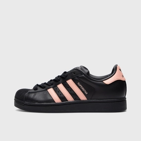adidas Women's Superstar II Core Black / Glow Pink Daily Steps sports performance