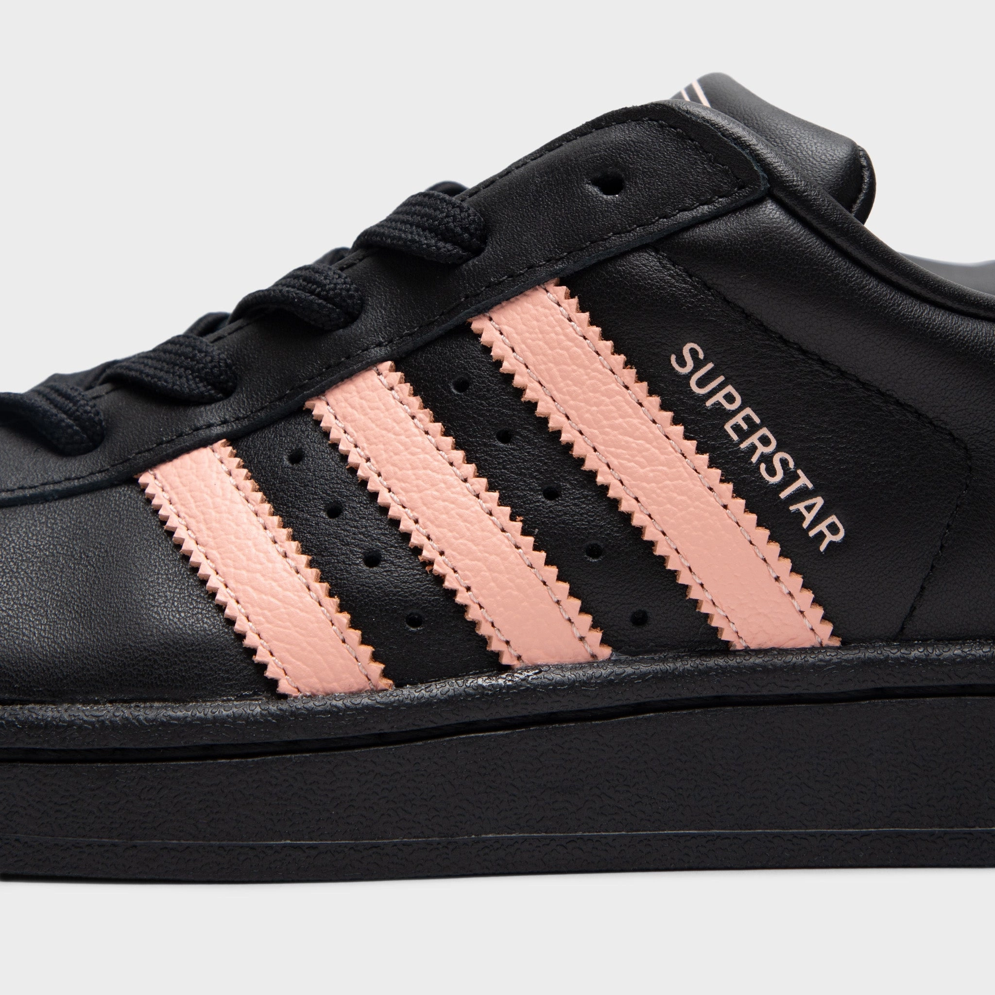 adidas Women's Superstar II Core Black / Glow Pink Fresh Move