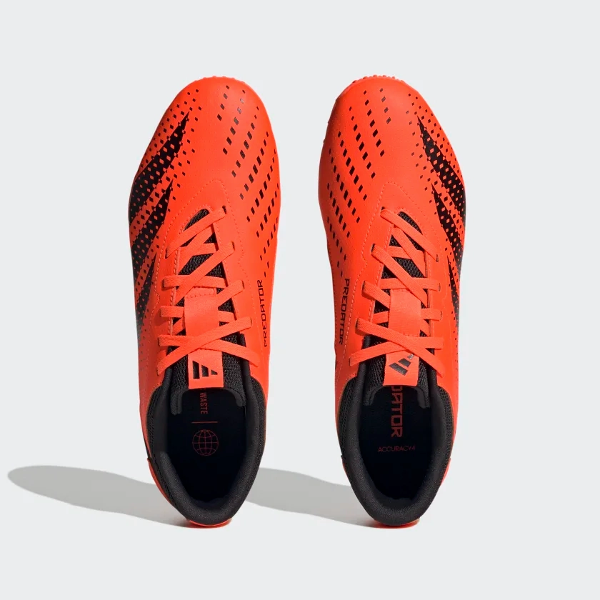Adidas Men's Predator Accuracy.4 Indoor Sala Boots - Team Solar Orange / Core Black Compression Resistant Foam