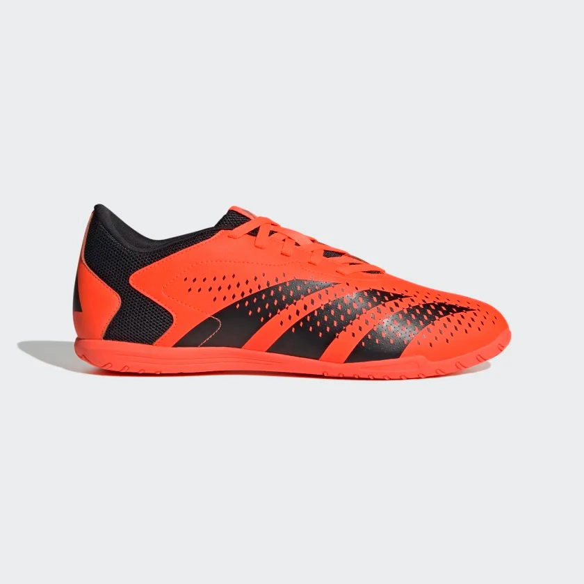 Adjustable Lace Lock Adidas Men's Predator Accuracy.4 Indoor Sala Boots - Team Solar Orange / Core Black