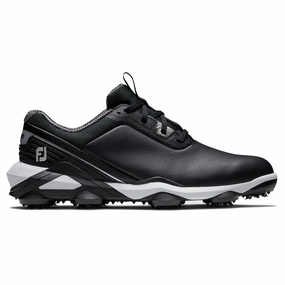 FootJoy Tour Alpha Golf Shoes Previous Season Style Black/White - 24 Men Breathable TPU sole