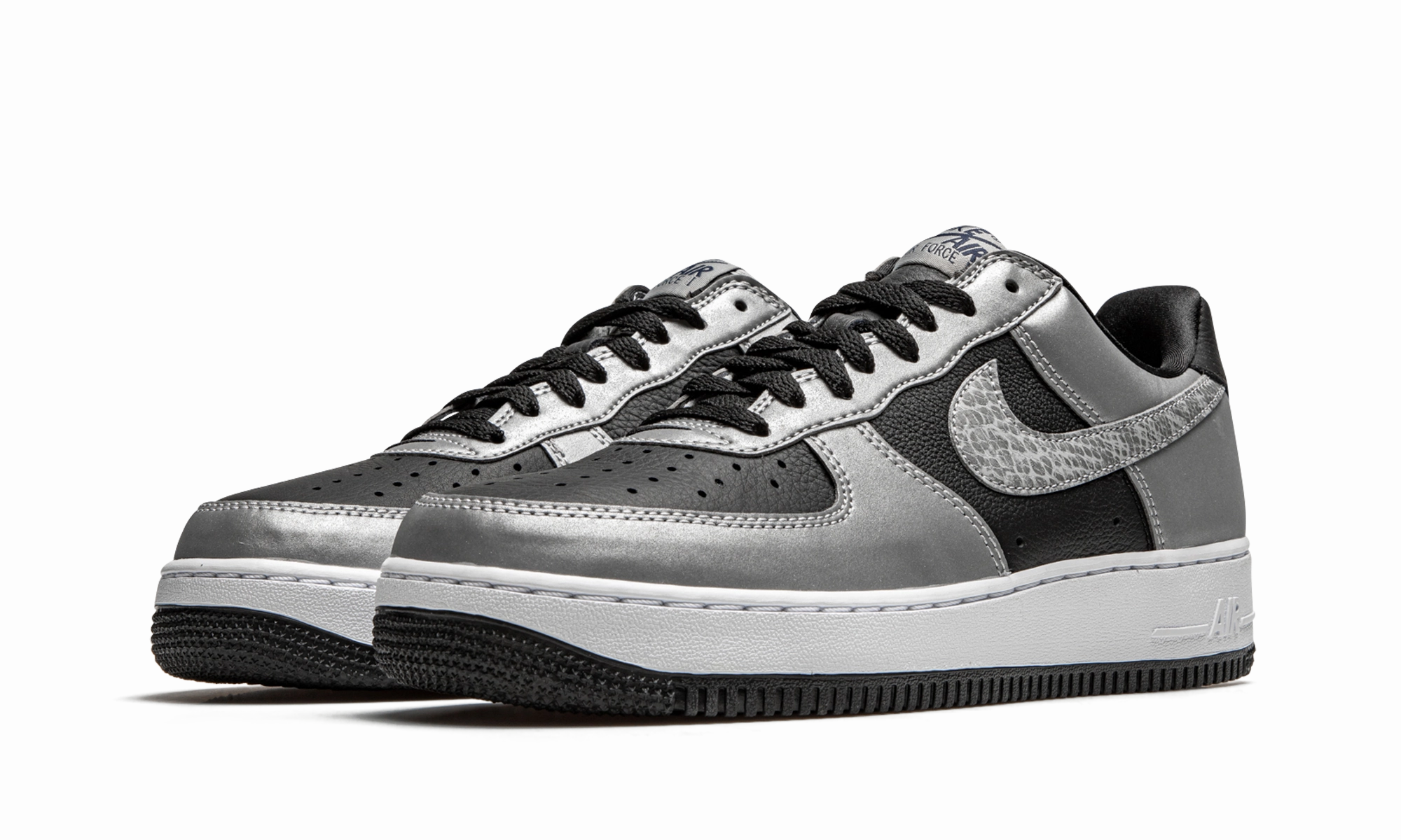 Open Mesh Air Force 1 Low "Silver Snake"