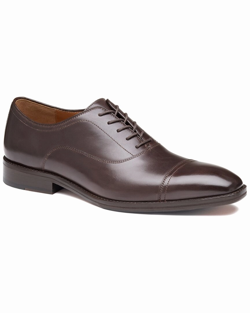 Johnston & Murphy Sullivan Cap Toe Leather Oxford structured look