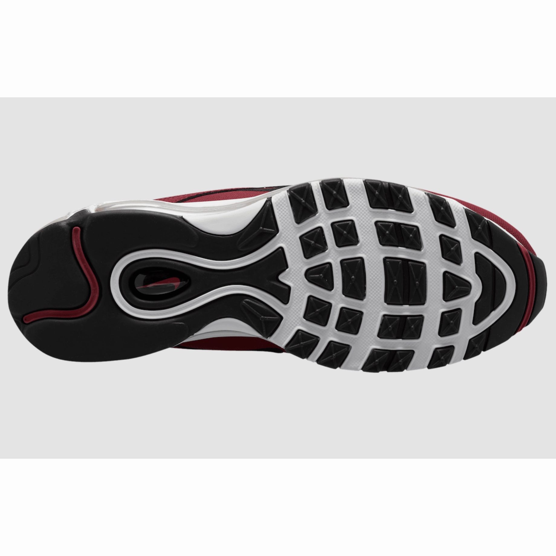 Nike Men's Air Max 97 Shoes - Team Red / Anthracite / Summit White Durable ease Flex Groove Engineering