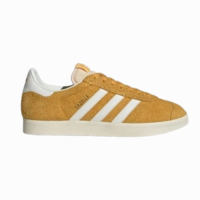 Impact protection athletic chic Adidas Men's Gazelle Shoes - Preloved Yellow / Off White / Cream White