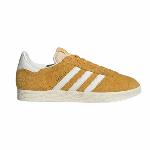 Impact protection athletic chic Adidas Men's Gazelle Shoes - Preloved Yellow / Off White / Cream White