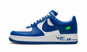Street Cool Stand All Day Louis Vuitton Air Force 1 Low "Virgil Abloh - White/Blue"