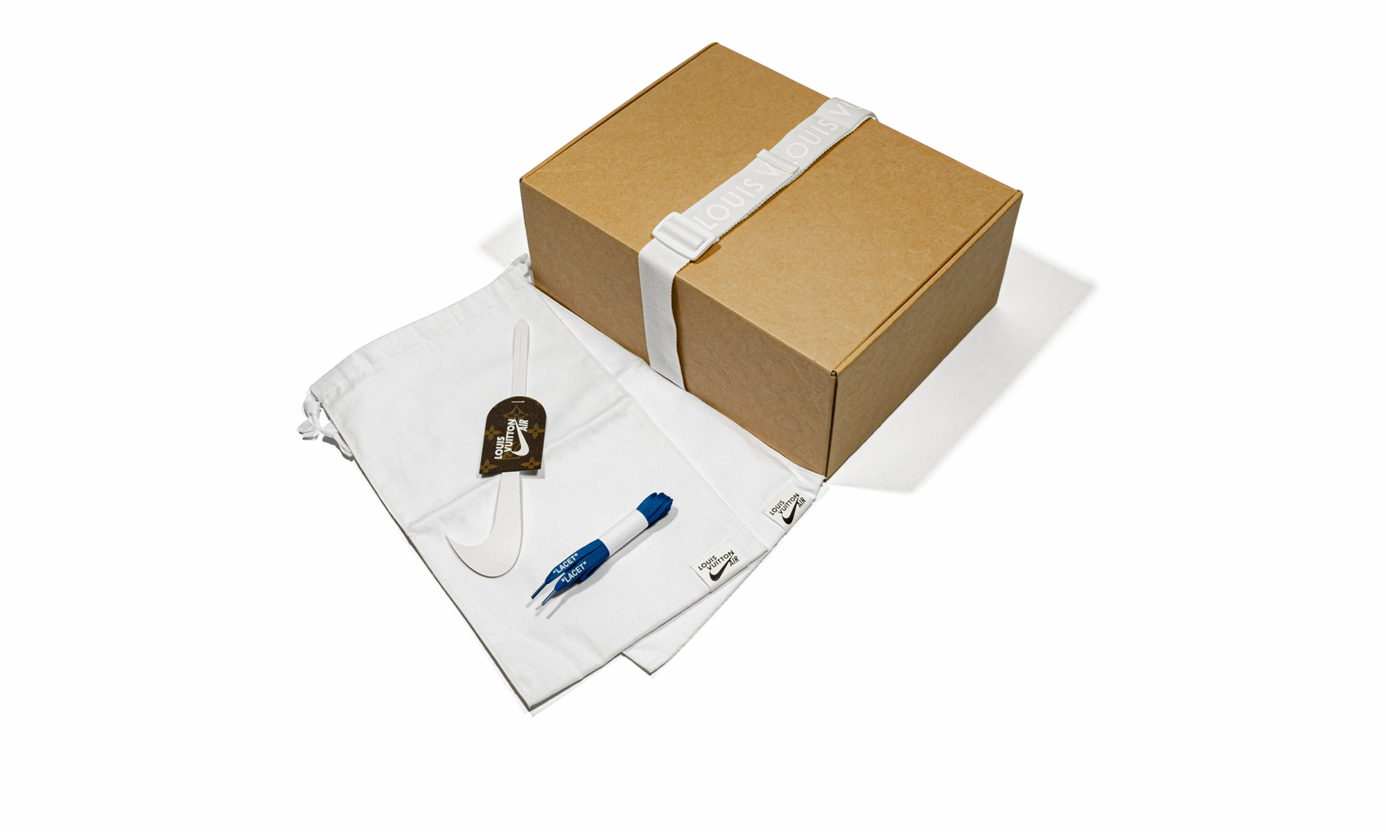 Block Hike Cold Hike Louis Vuitton Air Force 1 Low "Virgil Abloh - White/Blue"