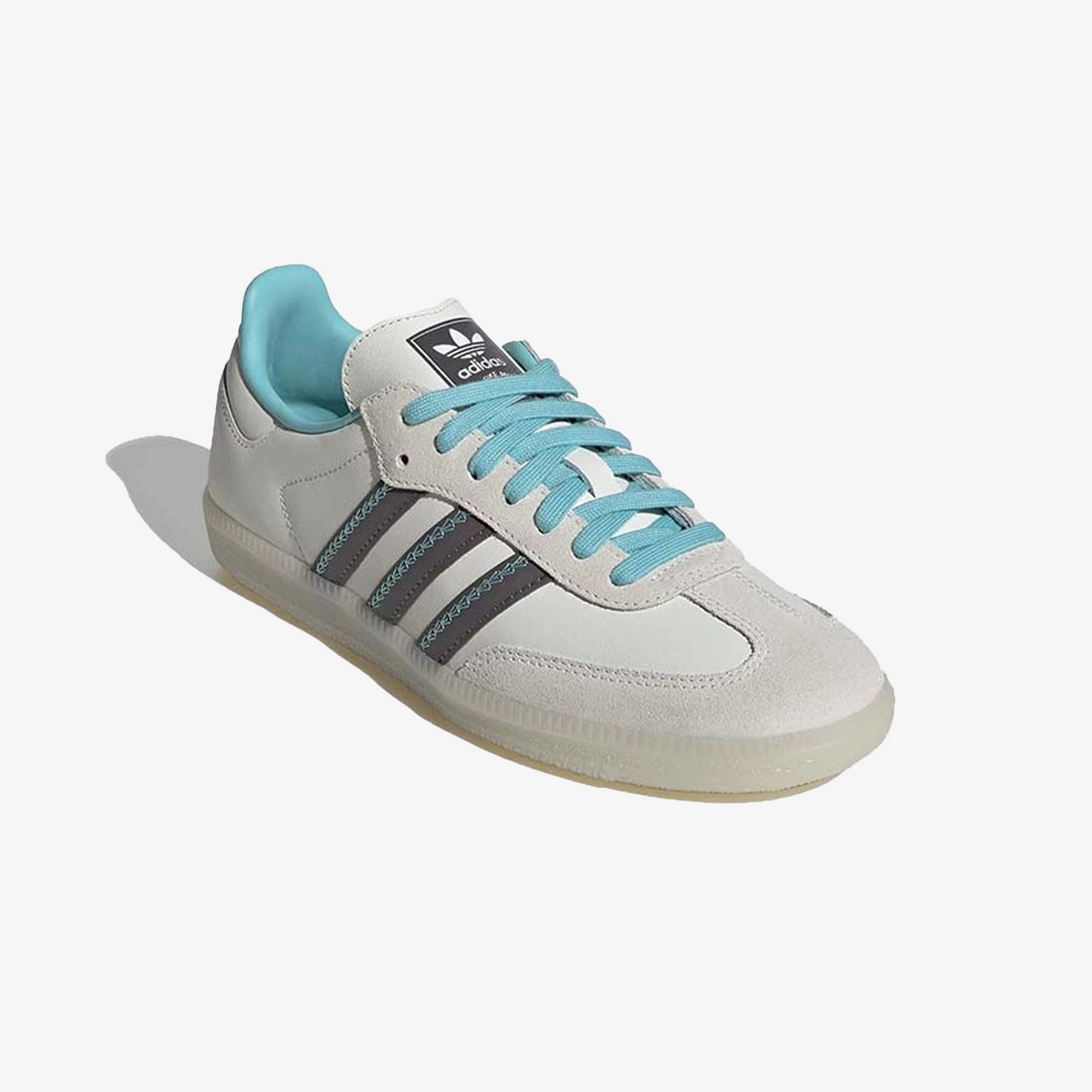 Clean Texture ADIDAS ORIGINALS | SAMBA OG { IVORY/CHARCOAL/EASY MINT