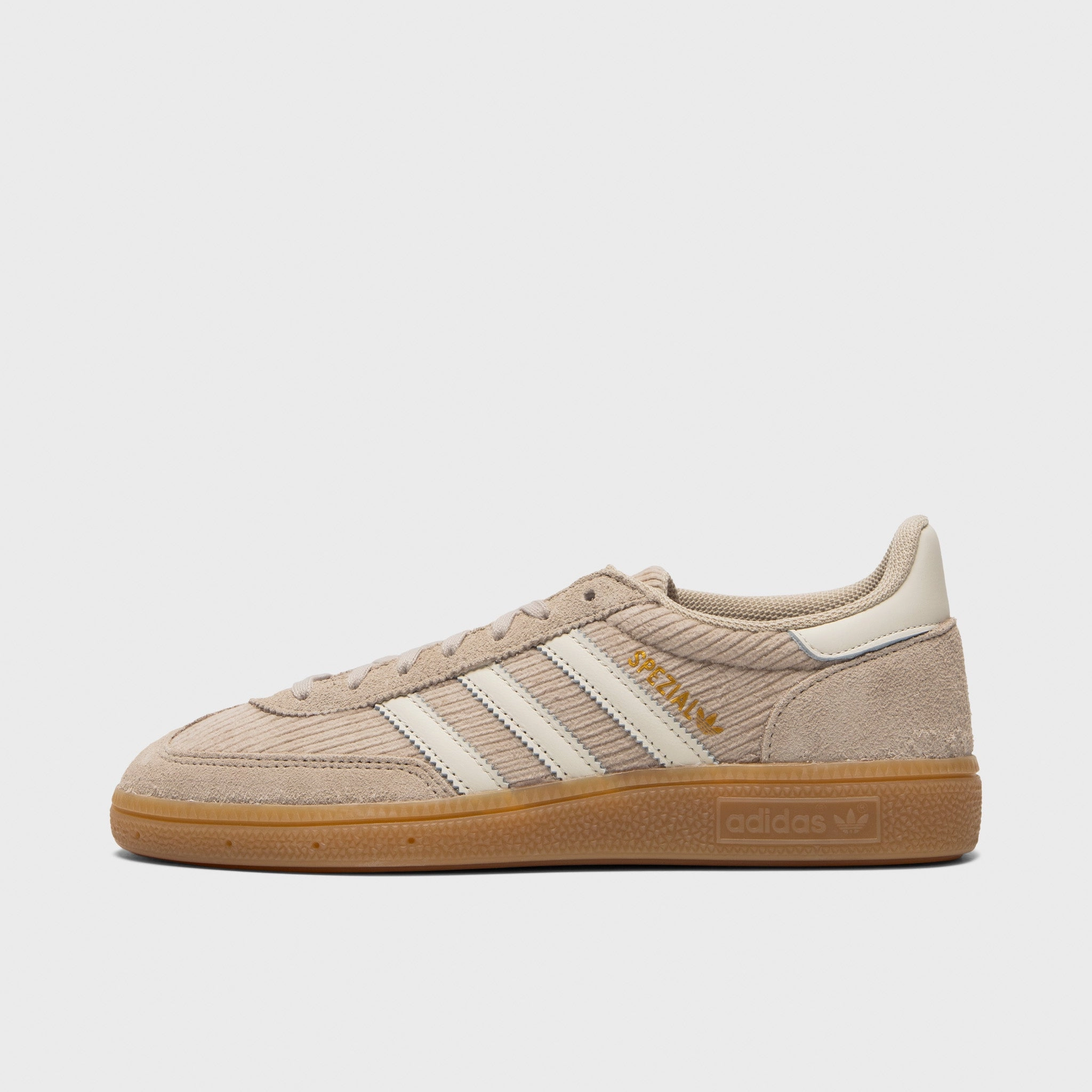 Ergonomic Last Design Vertical Flex Channel adidas Originals Women's Handball Spezial Wonder Beige / Off White - Gum