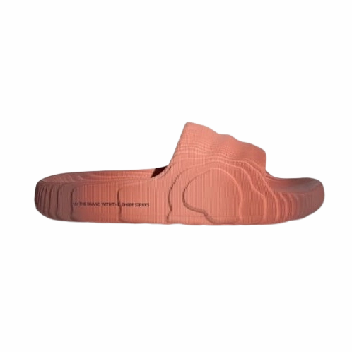 Full Cushion Anti Fatigue Technology Adidas Men's Adilette 22 Slides - Wonder Clay / Wild Sepia / Core Black