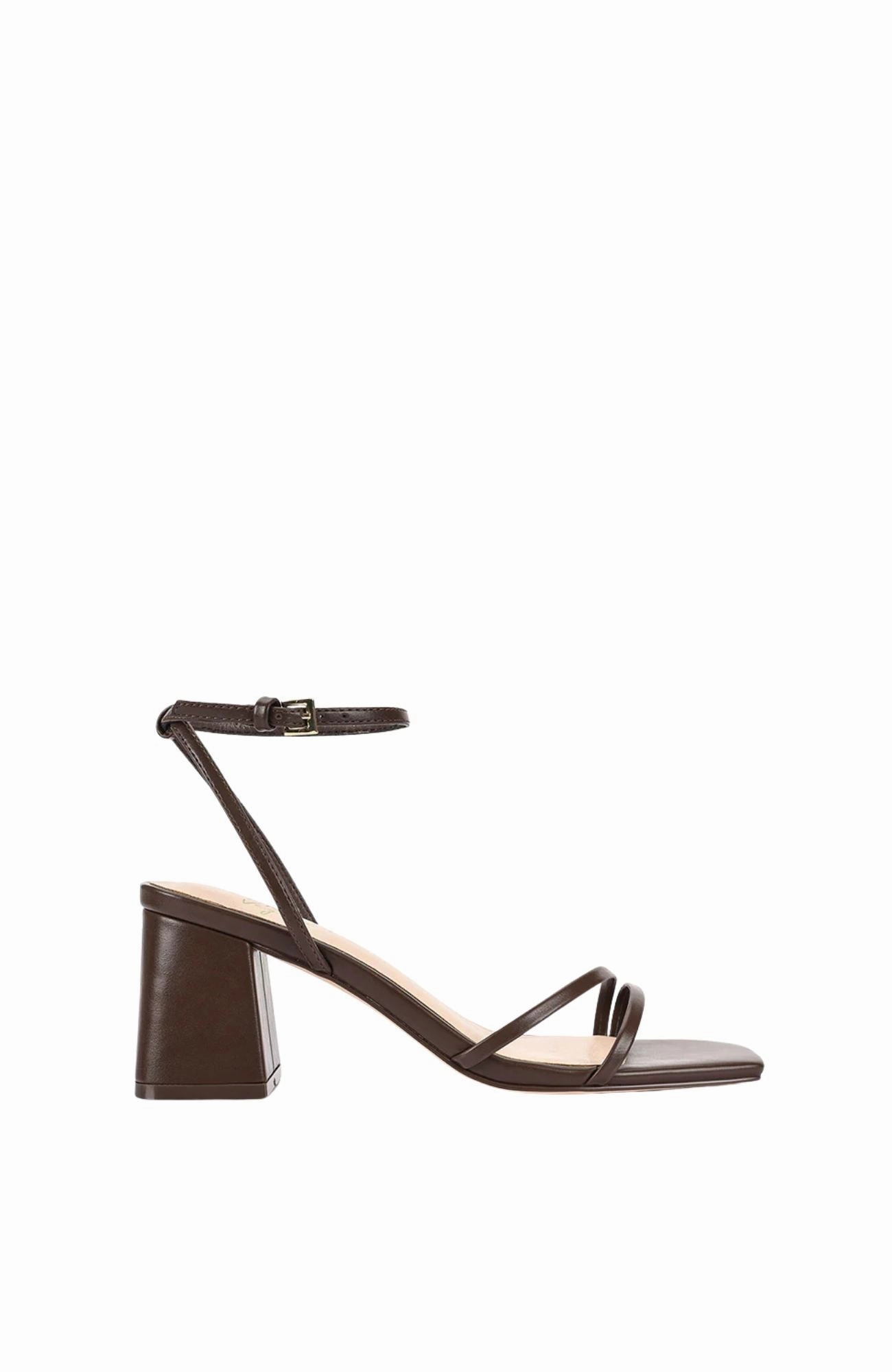 Stevie Block Heel Sandal Chocolate Brown Photo Glam