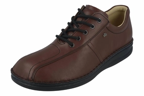 Men's Dijon Lace-Up Shoes In Teak Idaho Slim Profile Career Oriented Premium Durability