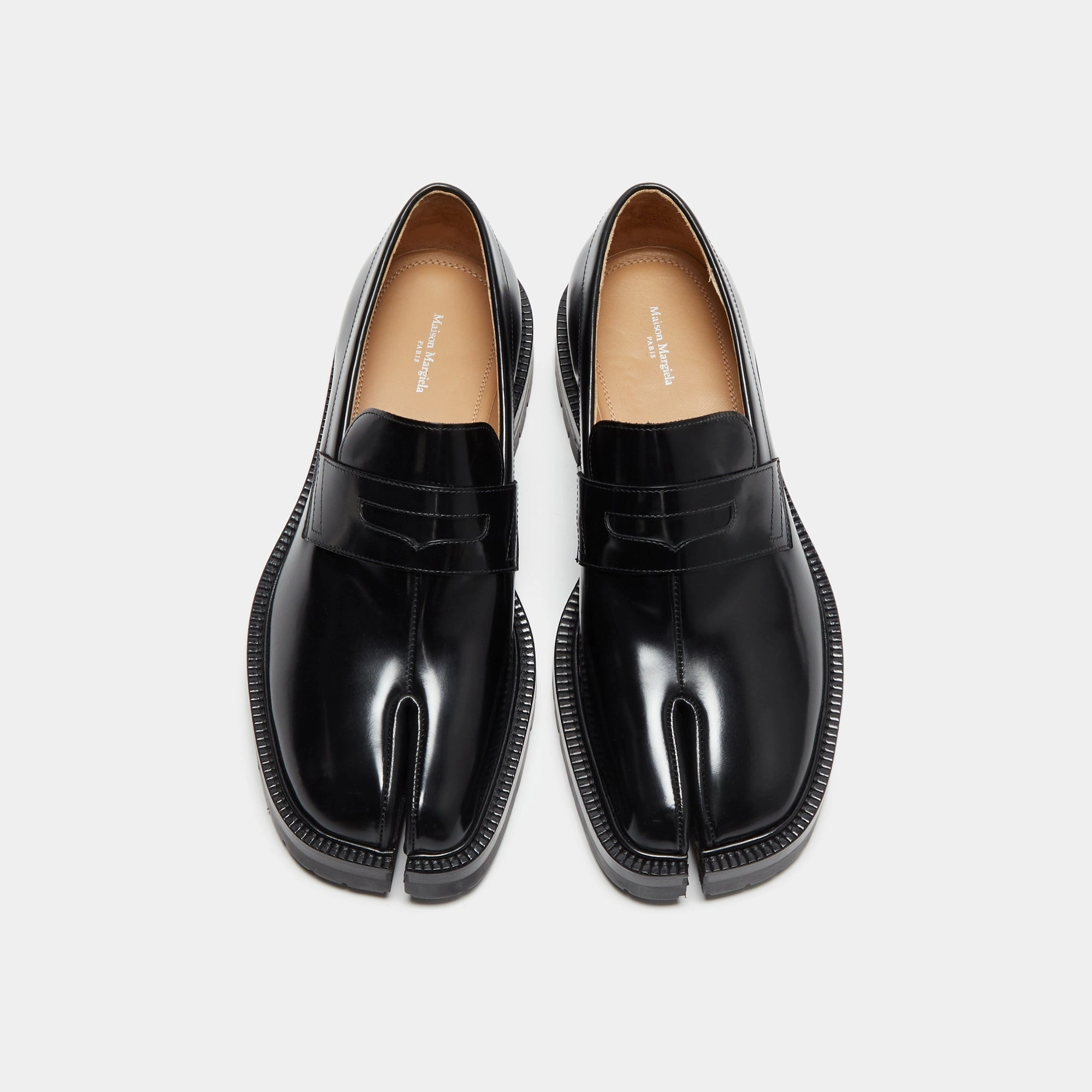 Light Pace Maison Margiela Tabi County Loafer - Black