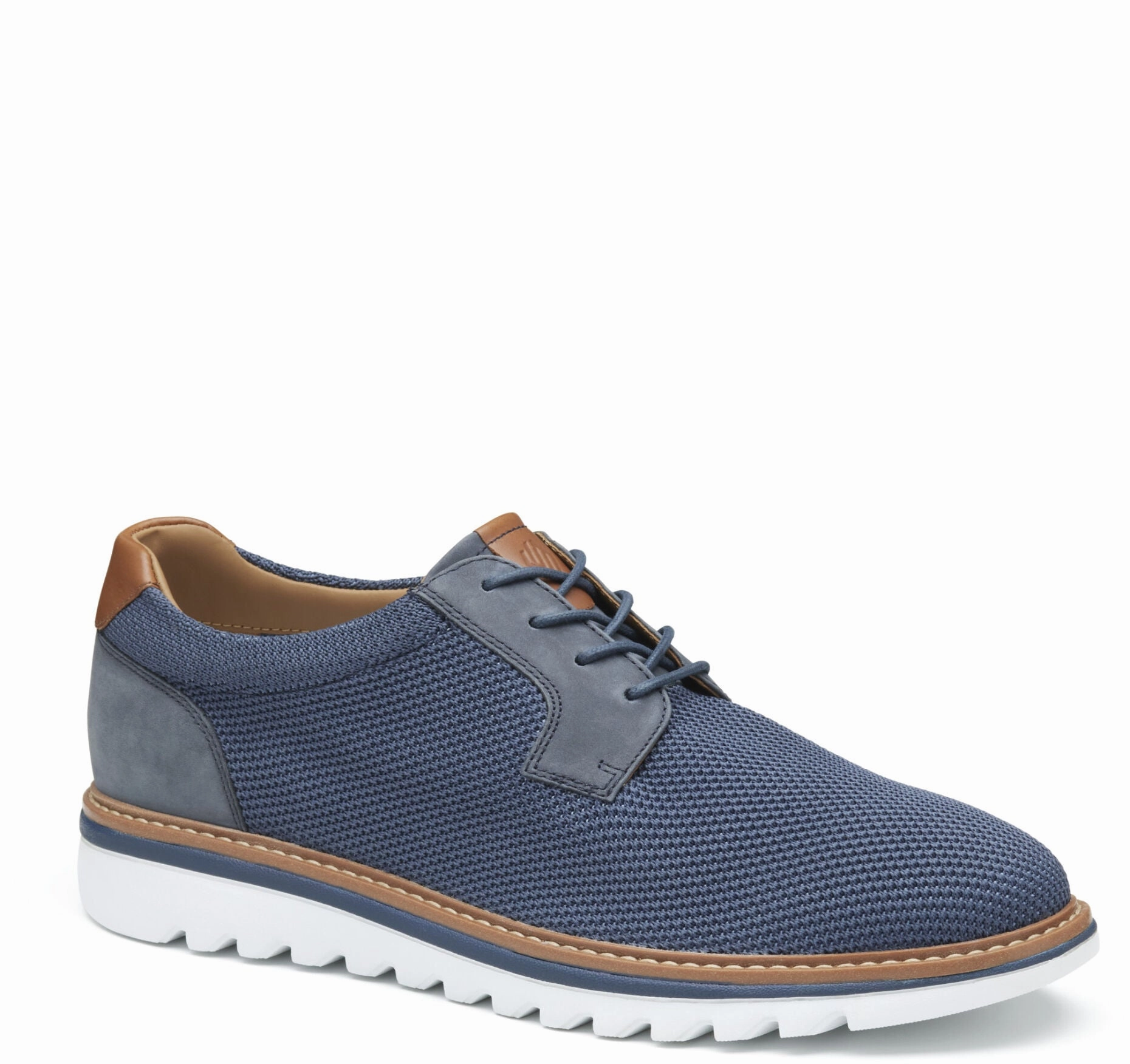 Breathable Feel Design Lover Lightweight Build Working Professional Johnston & Murphy Men's Algood Knit Plain Toe Casual Lace-up Shoe