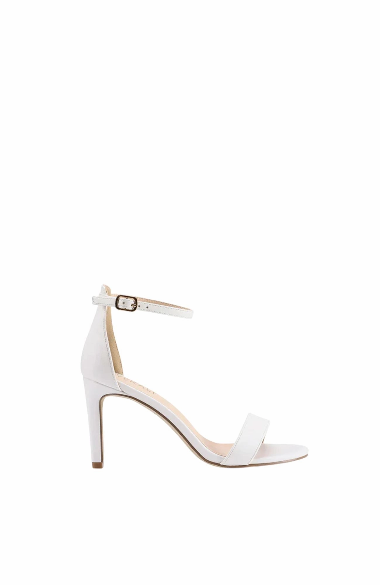 Smart Pumps Mattie Strappy Heel White Smooth