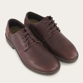 Essential Style Men's Chief Shoe In Cordovan Leather/cordovan Suede