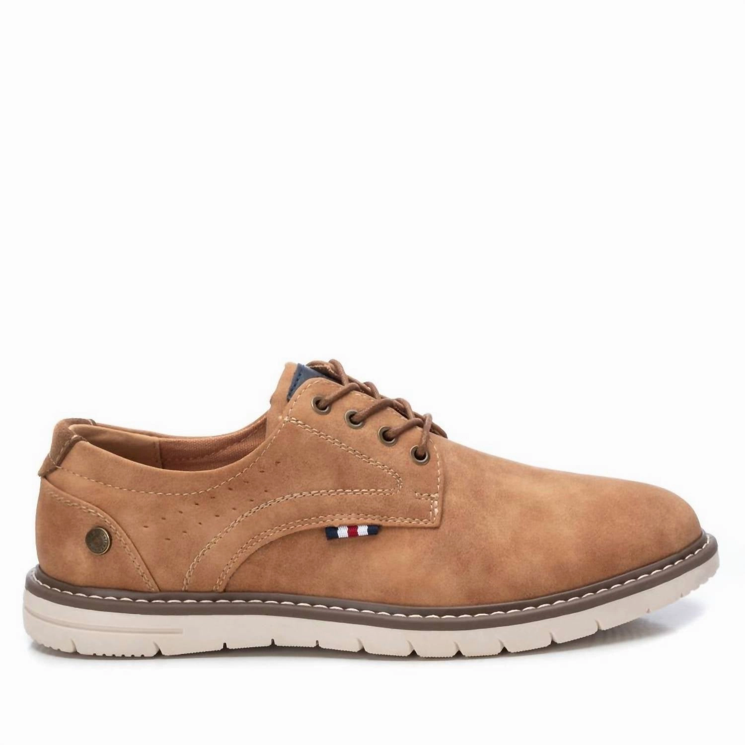 Round Toe Oxfords Men's Cloud Casual Oxfords In Medium Brown