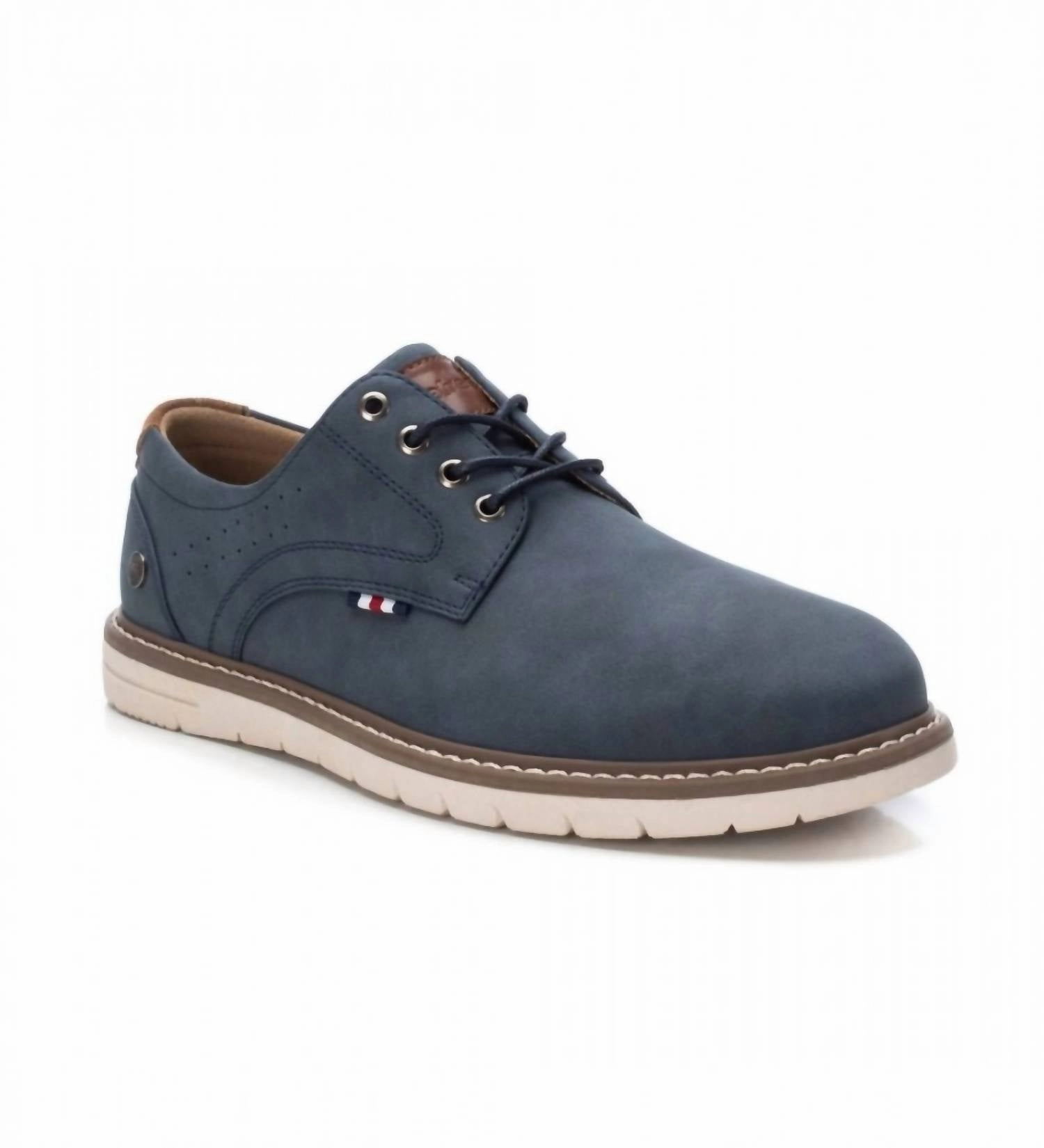 Men's Cloud Casual Oxfords In Navy Dressed Smart Dress Style