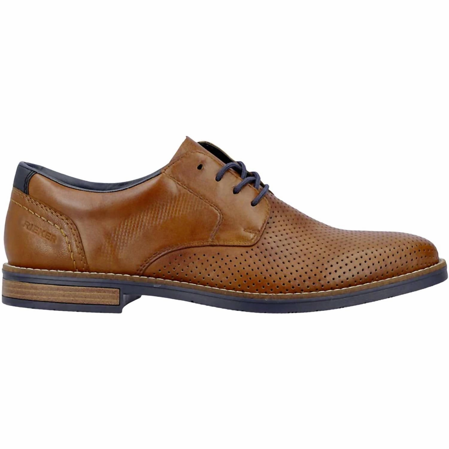 Men's Dimitry 07 Leather Shoes In Tabacco/cuoio/lake Sophisticated Look Weekend Ready