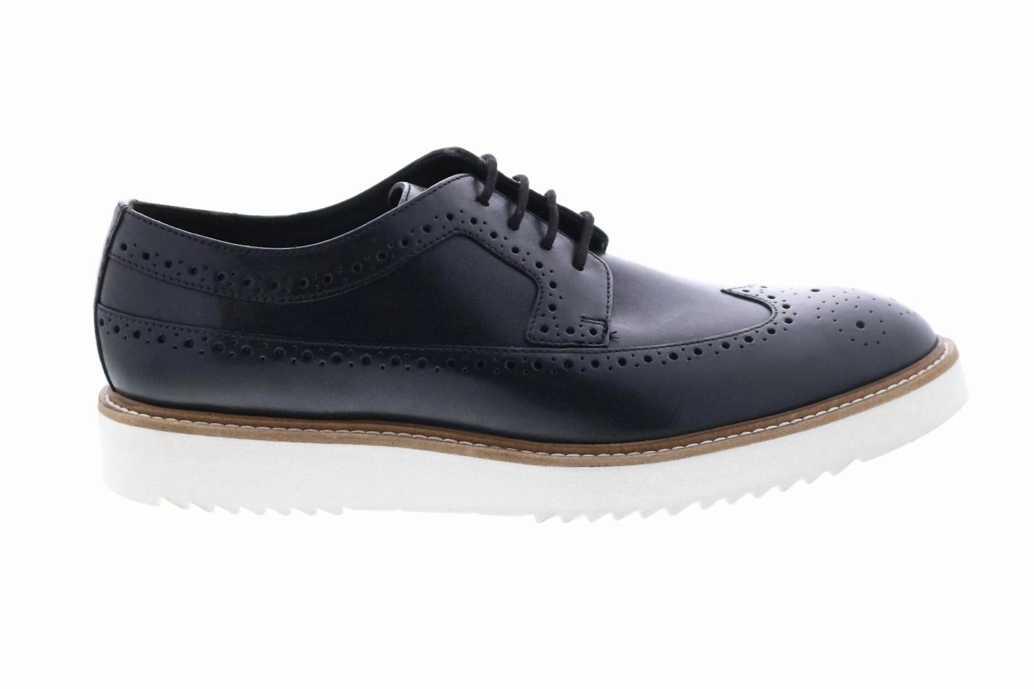 Plain Toe Oxfords Classic Edge Understated Styler Men's Ernest Limit Shoes In Black