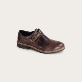 Men's Evidence Shoes In Vintage Fog Leather Leather Comfort Fit Classic Performance
