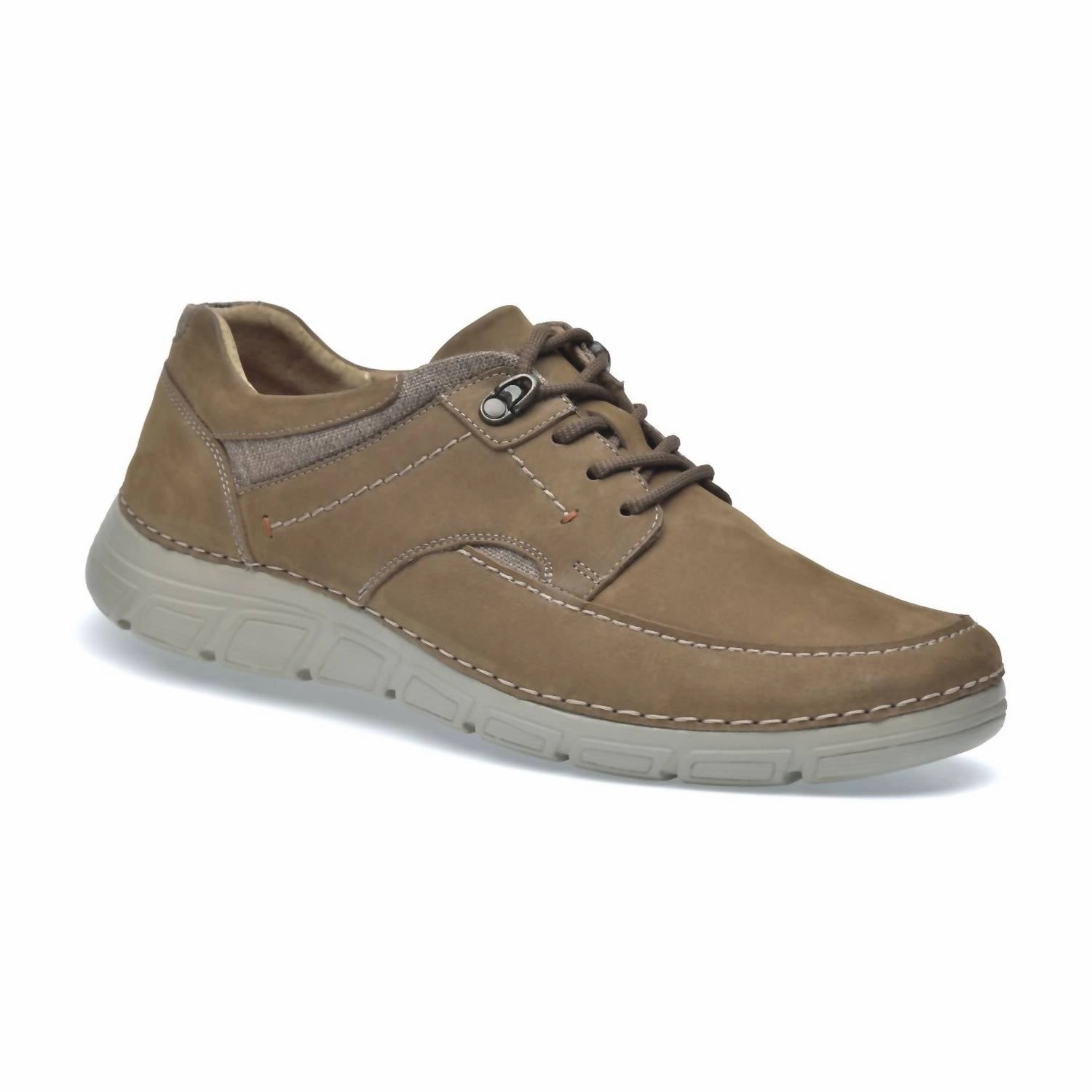 Breathable Feel Urban Lifestyle Sleek Leather Men's Oxfords Nubuck Rock In Sand