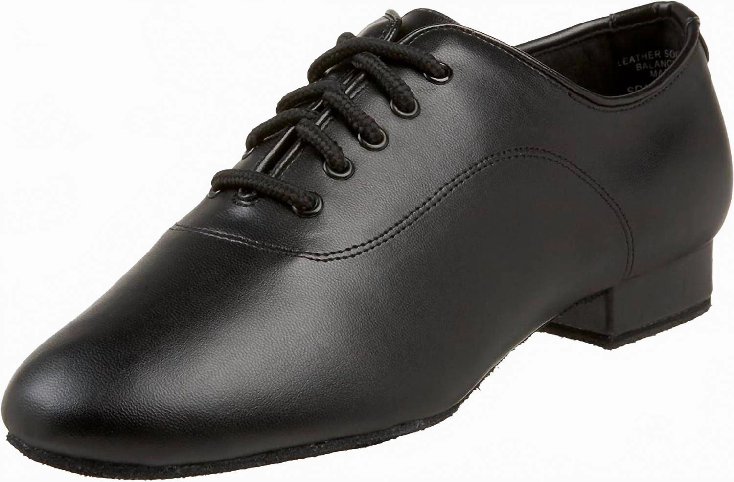 Matte Finish Corporate Day Men's Social Dance Shoe In Black
