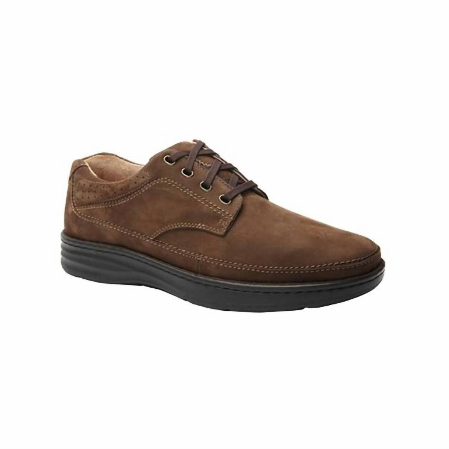structured look Sleek Design Minimalist Dresser Men's Toledo Oxford Shoes In Brown