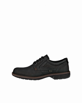 Smart Comfort Breathable Feel Client Meeting Men's Turn Derby Shoe In Black/black