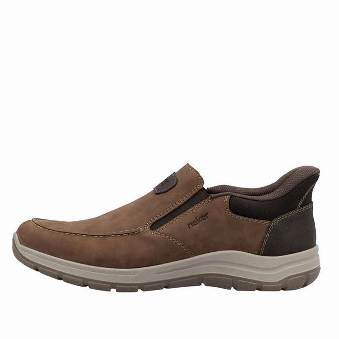 Oxford Style Mens Rieker Todd 55 in Brown/Moro/Braun