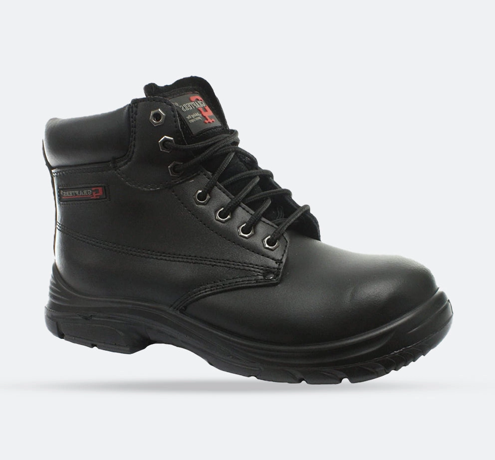 Mens Wide Fit Grafters M9503A Steel Toe Cap Boots Padded Interior City Walking