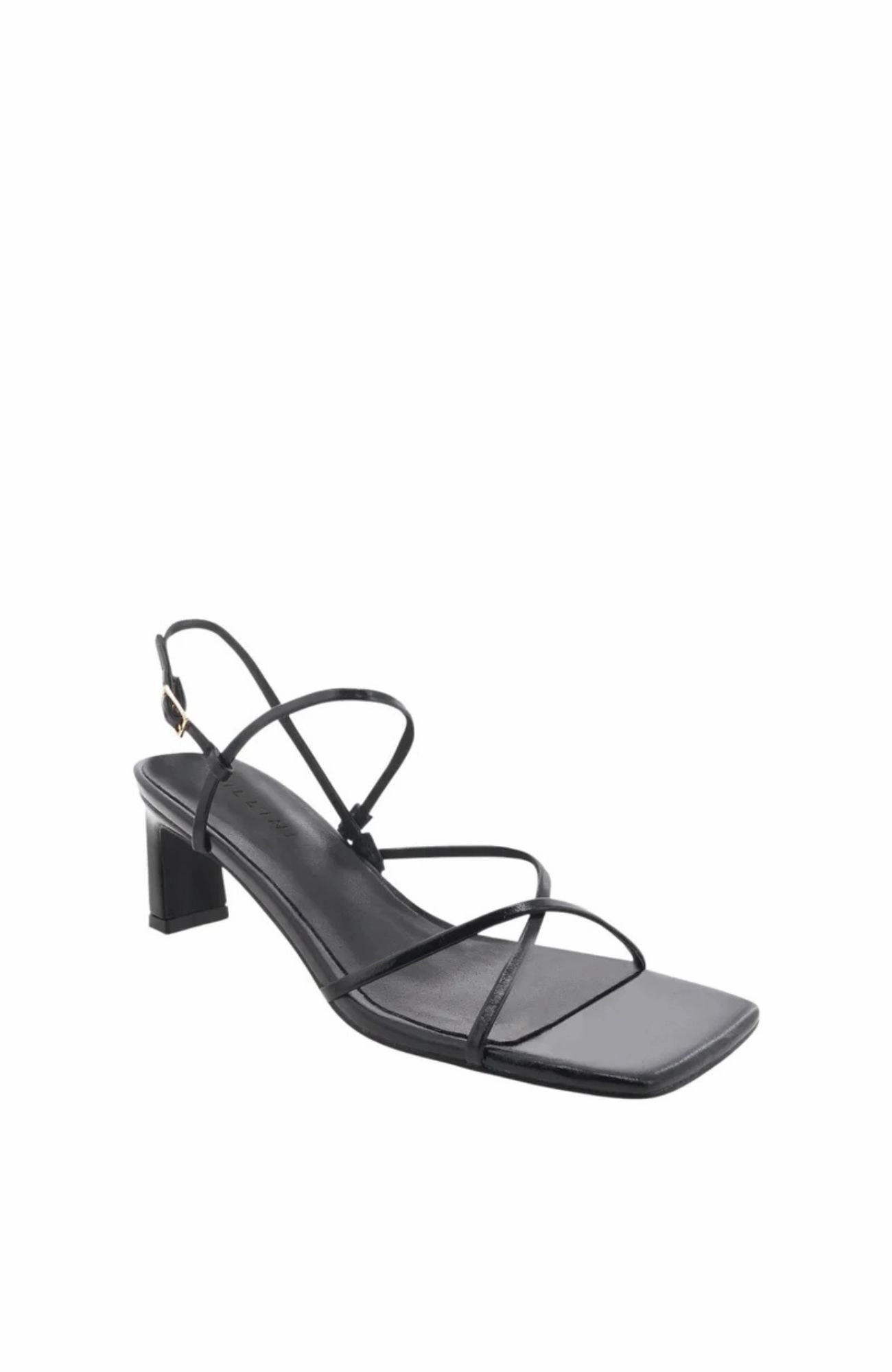 Shock Absorbing Milliana Heel Black Shine