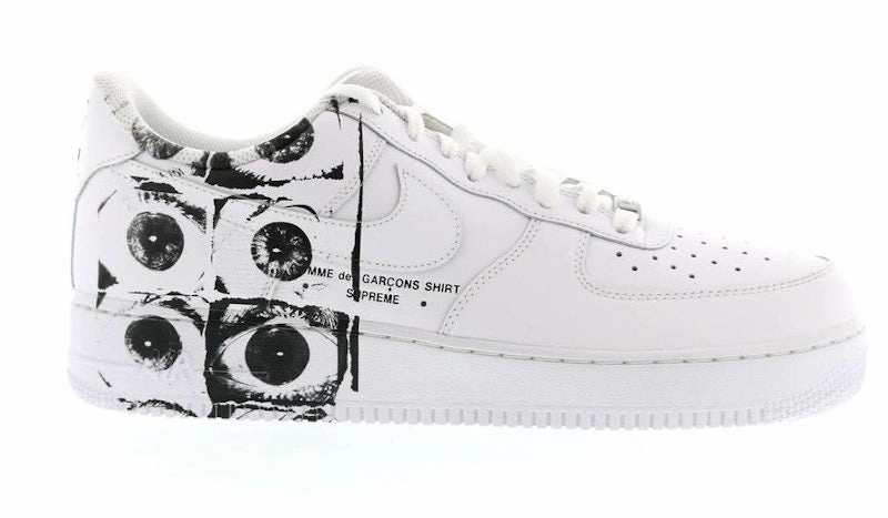 LaceUp Nike Air Force 1 Low Supreme Comme Des Garcons Shirt