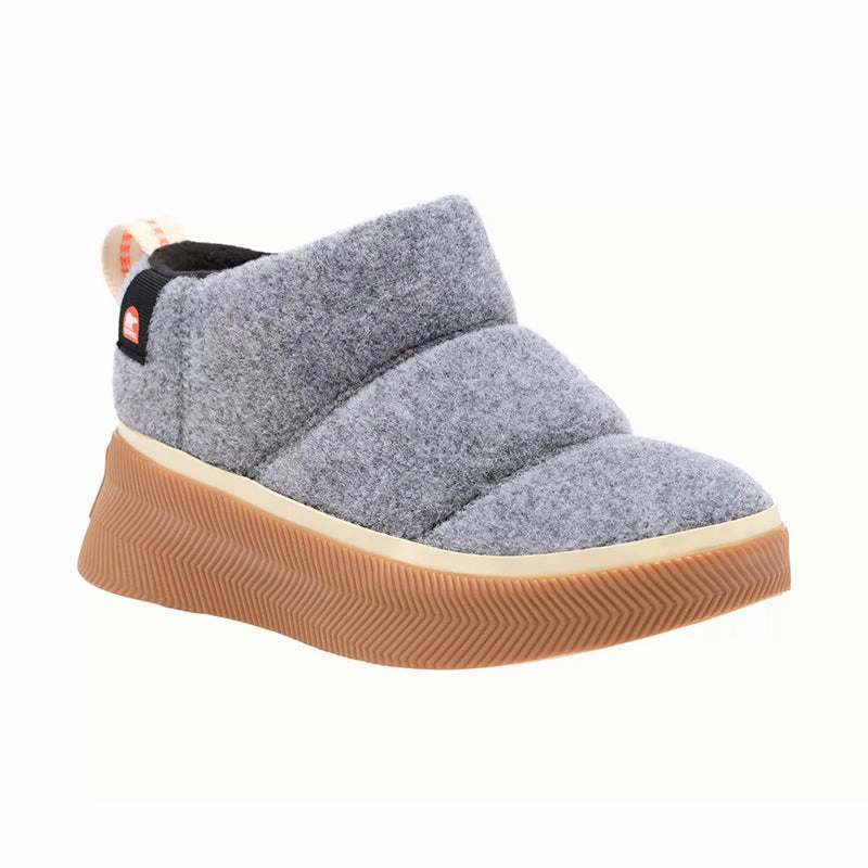 Women's Out N About IV Mini Puffy Chrome Grey/Gum Shock Absorbing Urban Traveler Chunky Sole