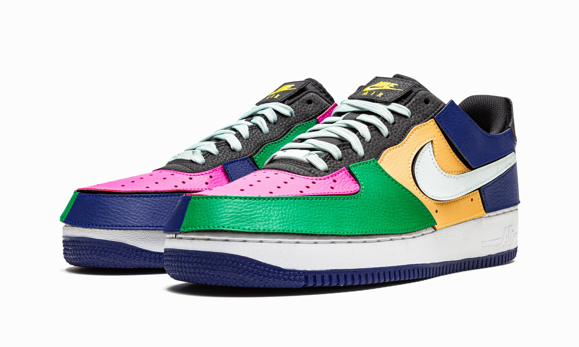 Energy Returning Technology Low Cut Profile Air Force 1/1 "Black Multi Color"