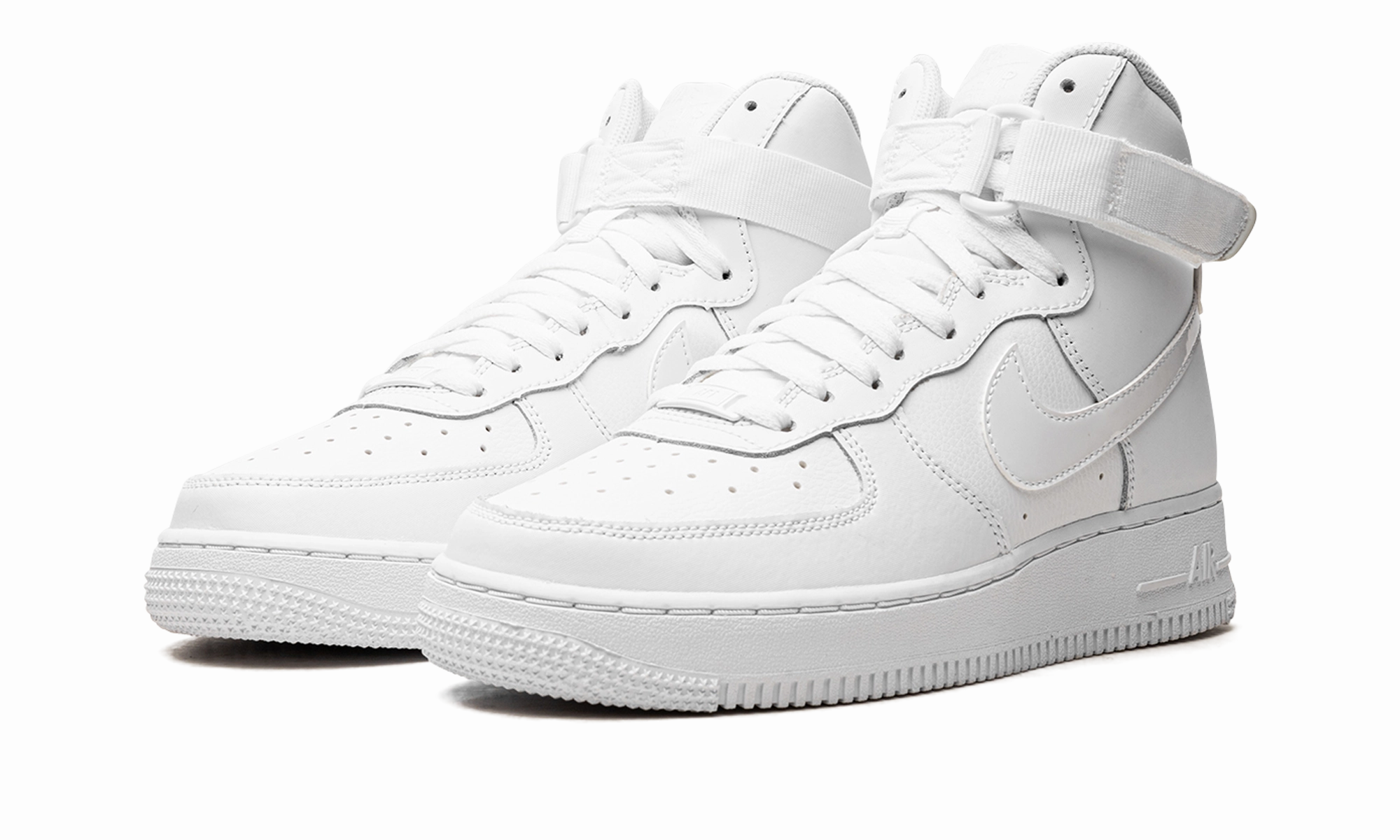 Stain Resistant Air Force 1 High GS "Triple White"