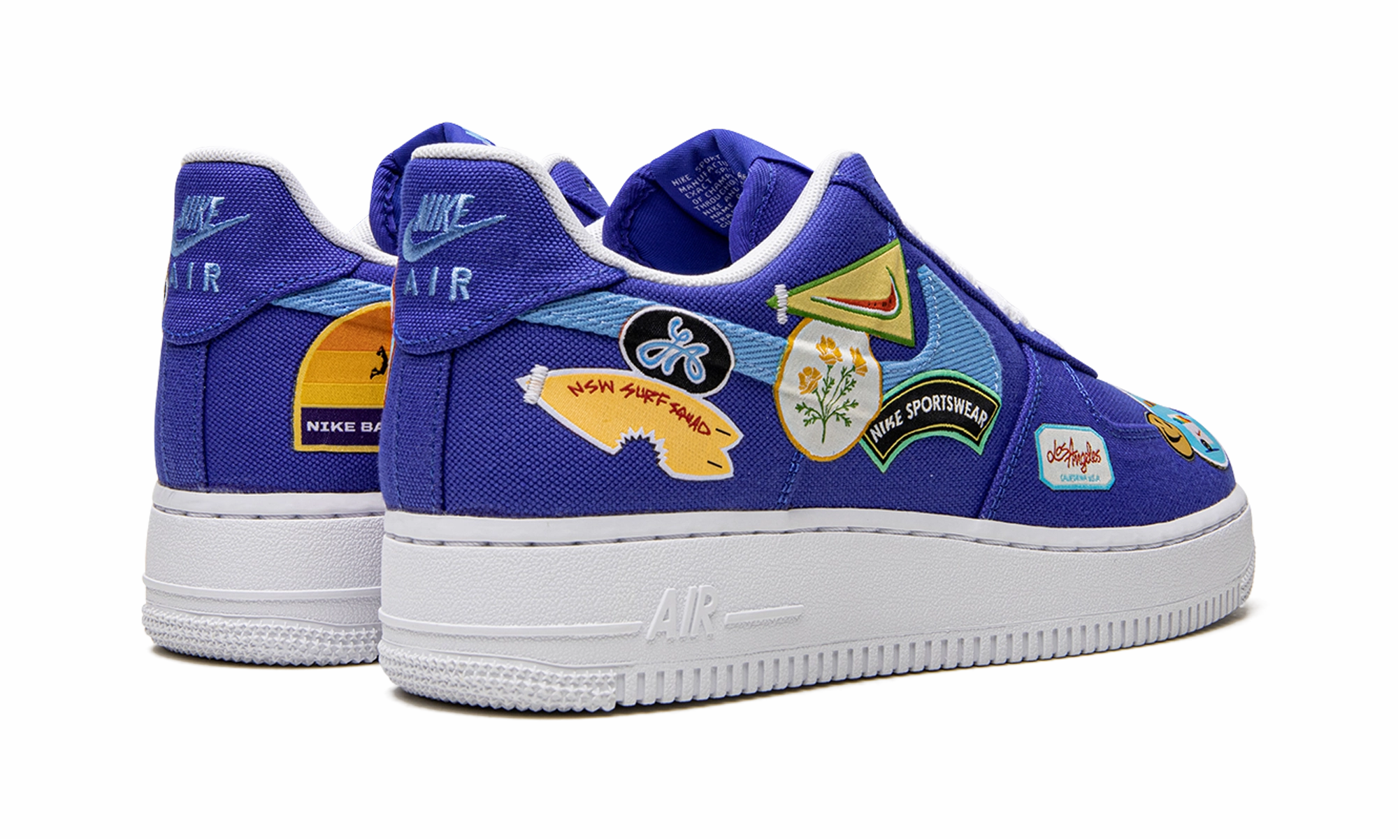 AIR FORCE 1 LO '07 PRM MNS WMNS "Los Angeles Patched Up" morning run