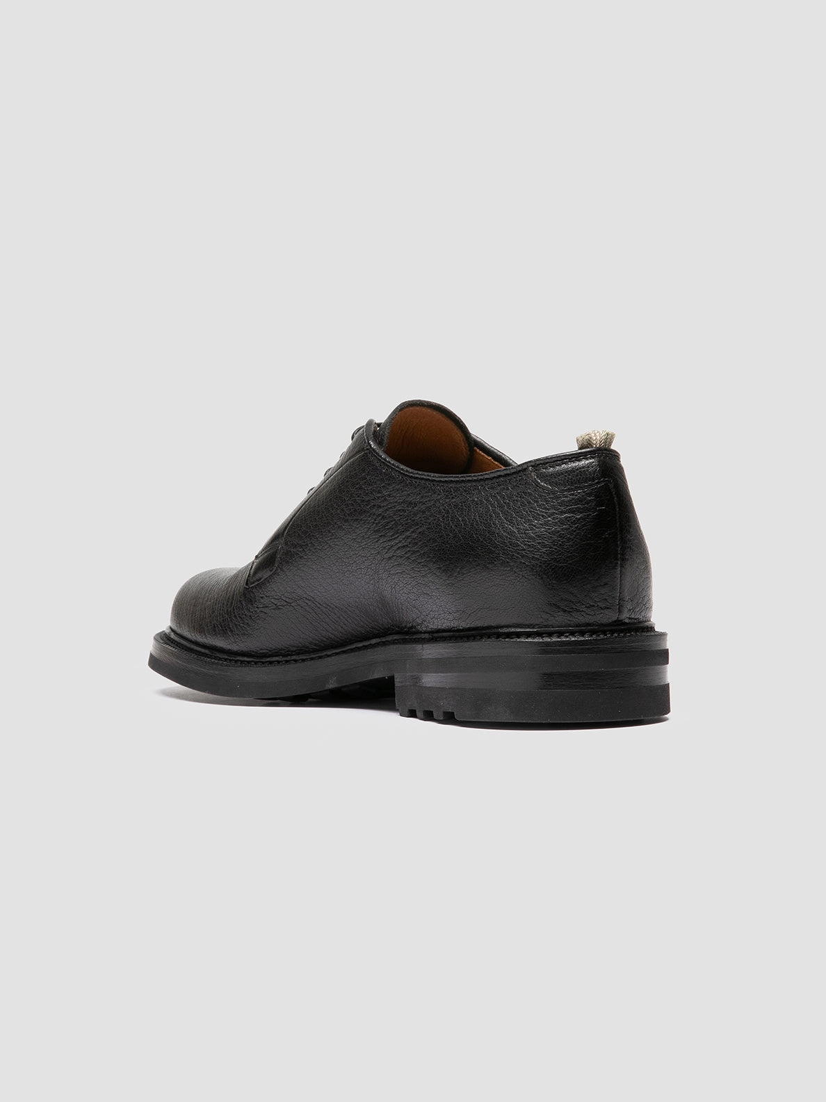 Chic Ensemble Outdoor Event ASTON FLEXI 001 - Black Leather Derby Shoes