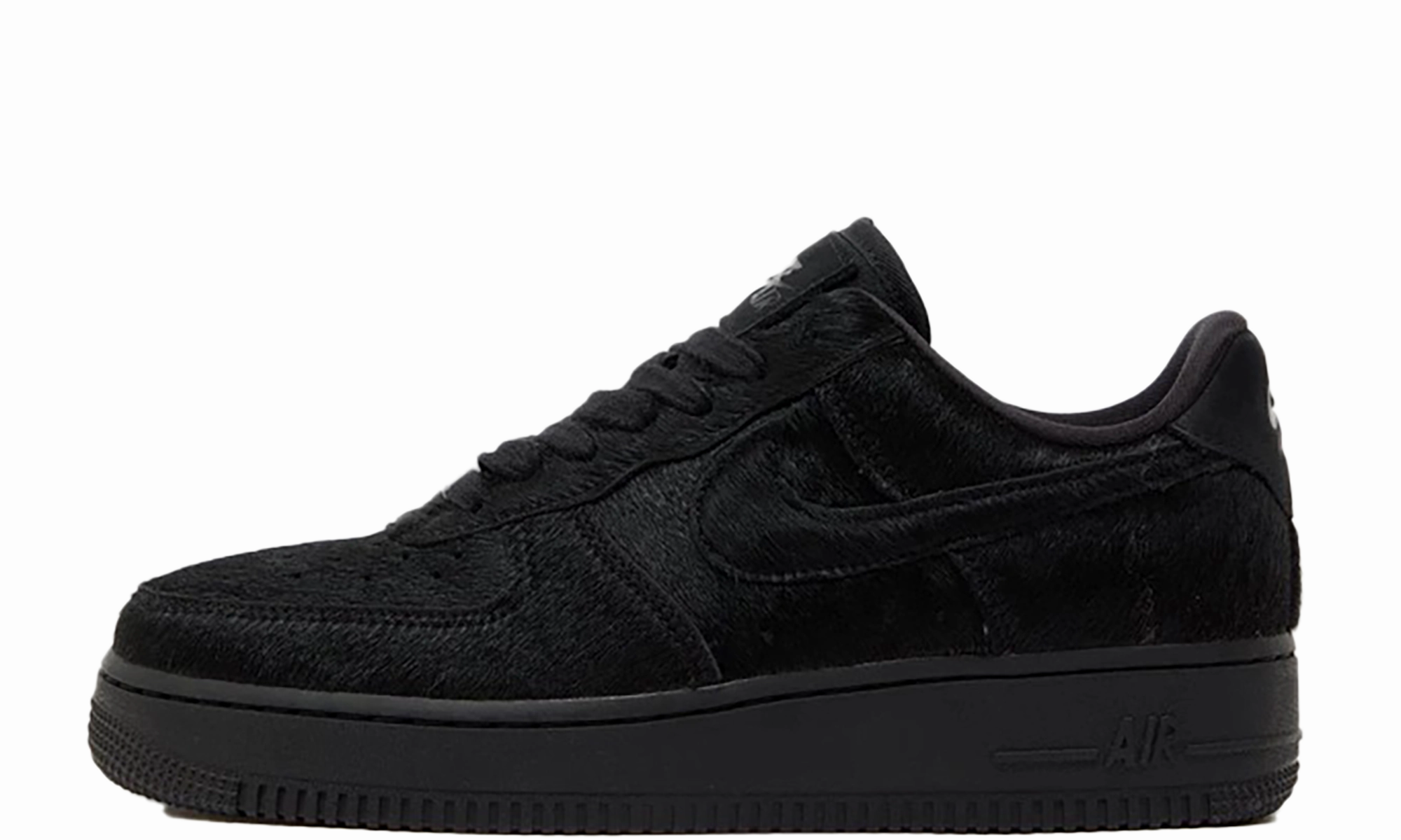 Elastic Cuff Family Fit AIR FORCE 1 '07 WMNS "Triple Black Pony Hair"