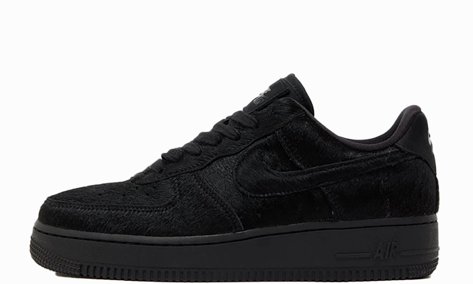 Feet Ease AIR FORCE 1 '07 WMNS "Triple Black Pony Hair"