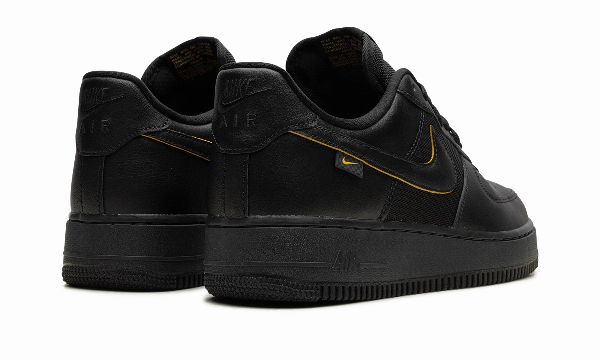 Gentle Motion Air Force 1 '07 "Black/University Gold"