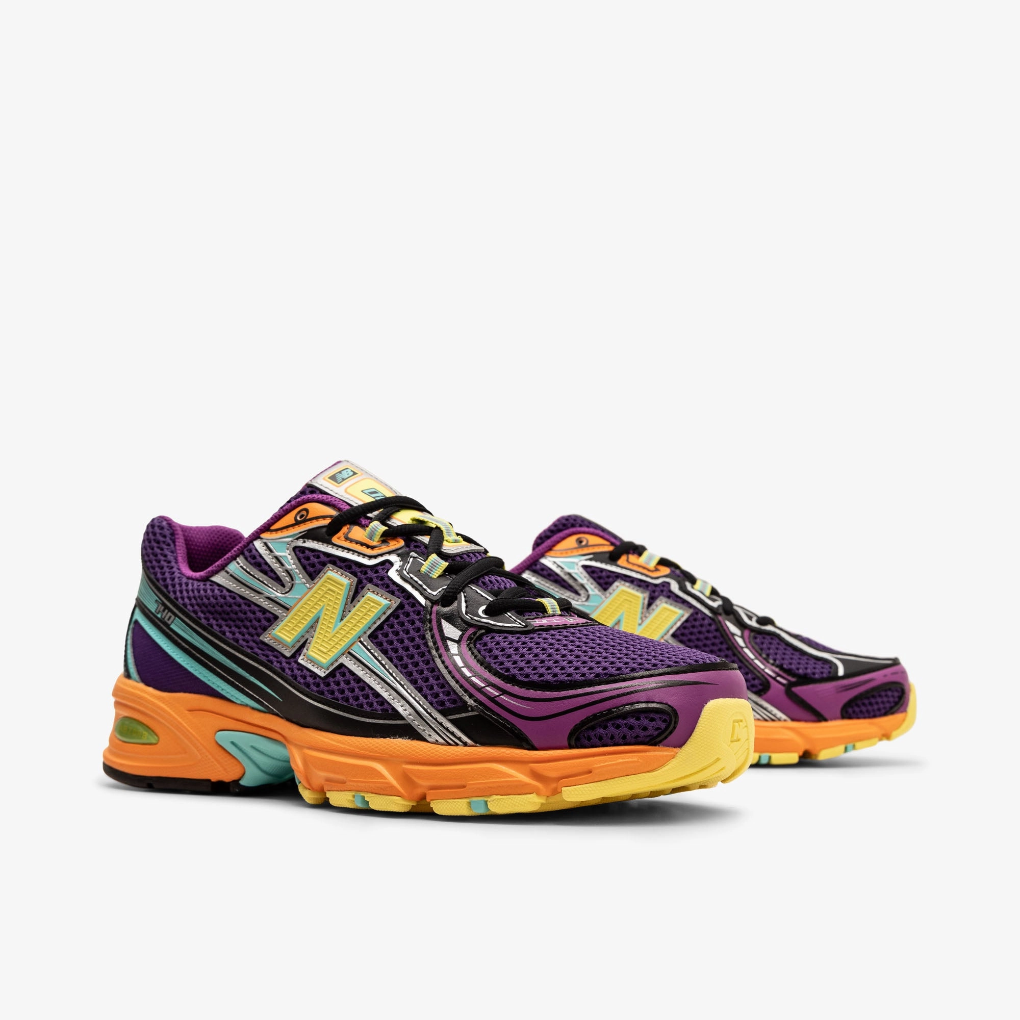 New Balance 740 Concord Grape / Firefly Microperforated Ventilation