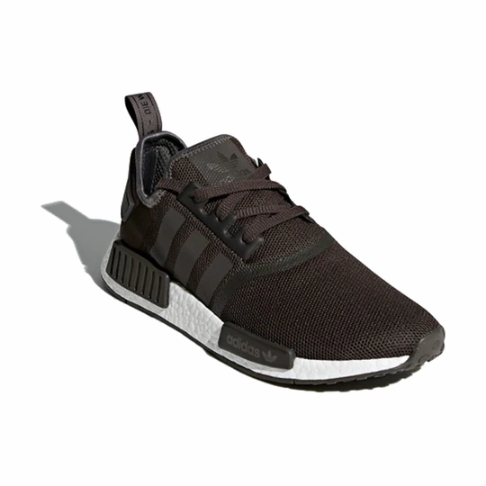 Compression Zones Adidas Men's NMD R1 Shoes - Trace Grey Metallic / White