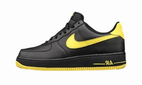 Air Force 1 Low "Black / Yellow" simple design Side Support
