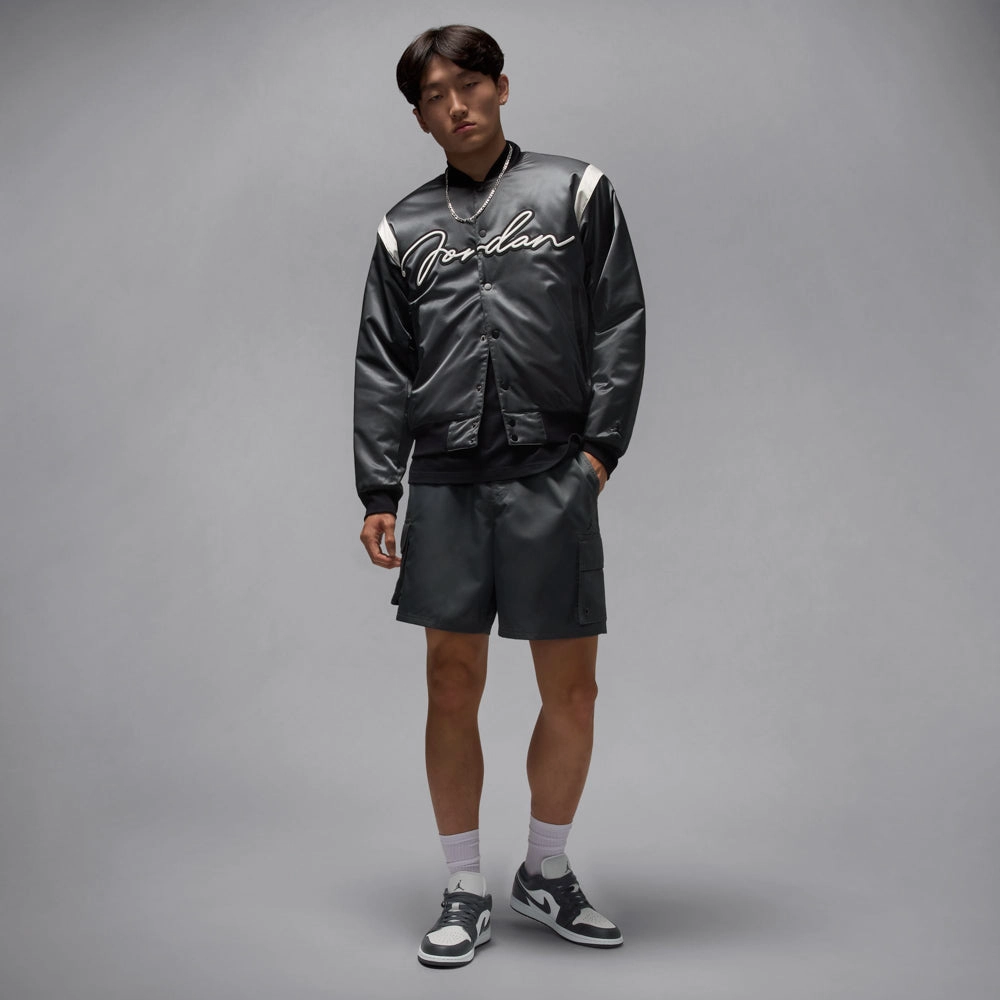 Microfiber Layered Upper AJ 1 Low - Mens