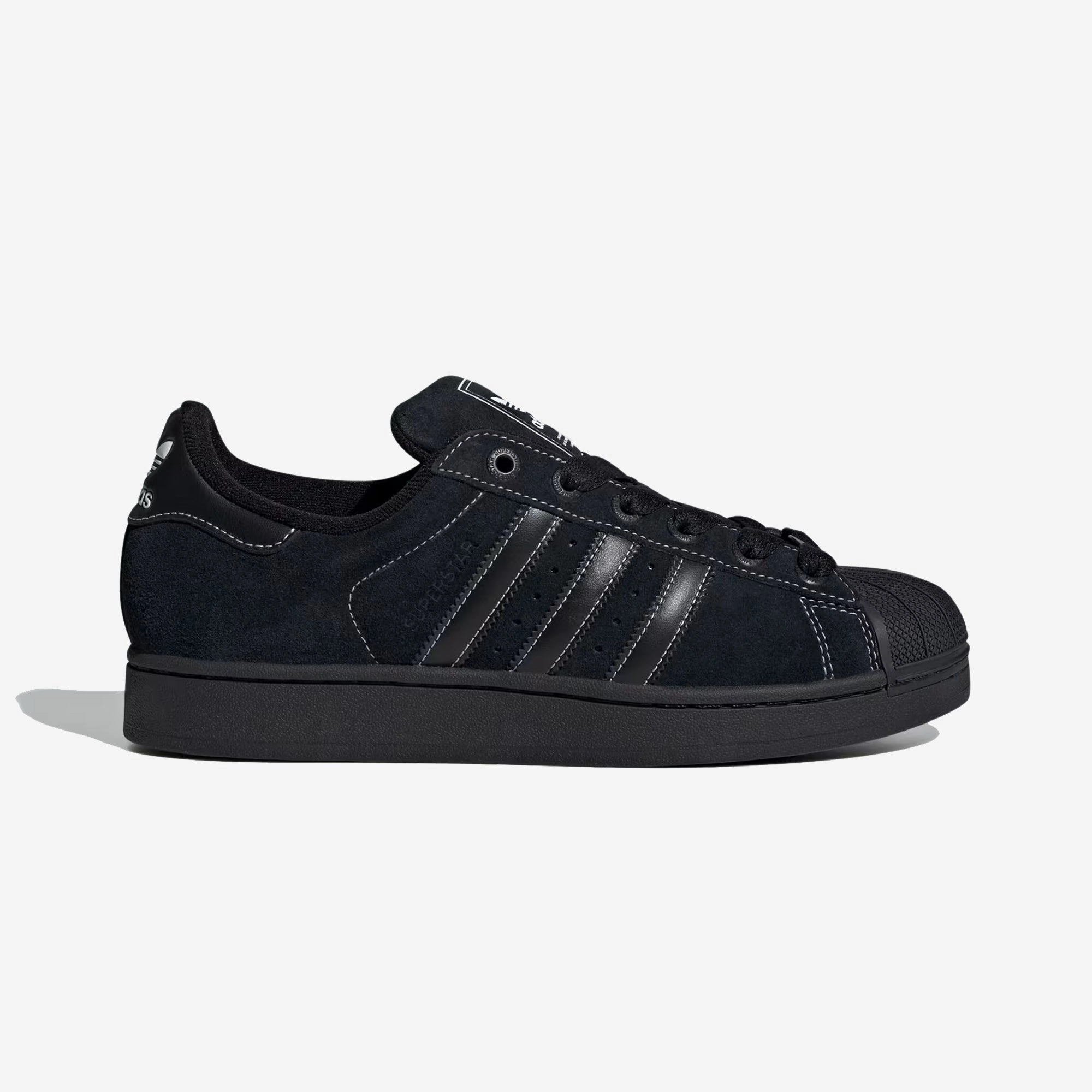 Adidas Originals | SUPERSTAR II { CORE BLACK/CLOUD WHITE Shock-absorbent arch Comfort solution